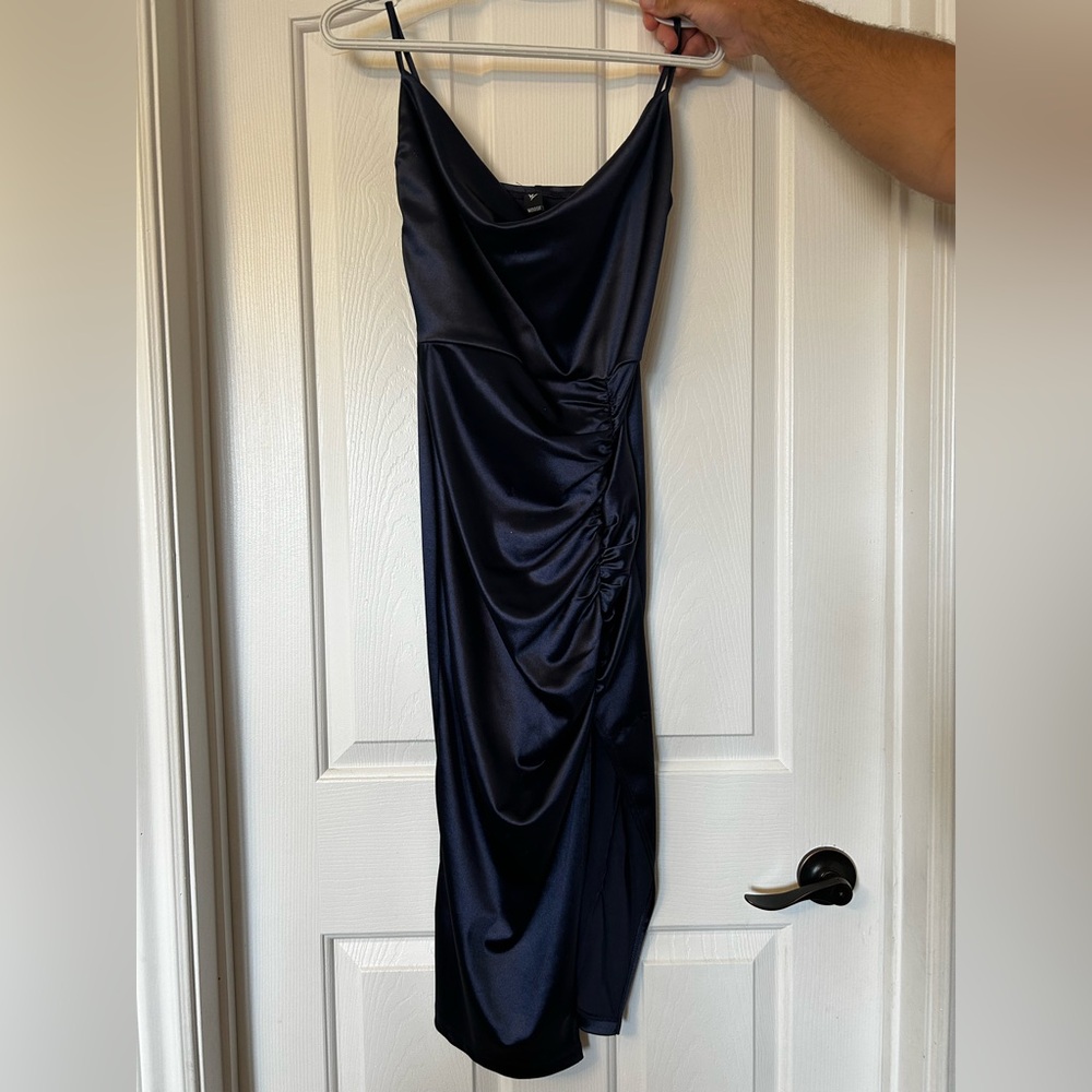 Windsor Midnight Blue One Shoulder Dress